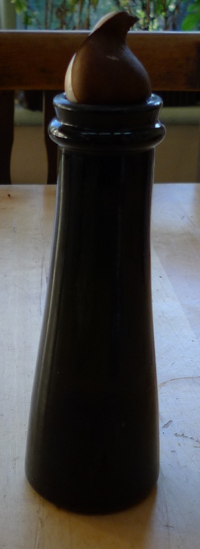 truffle bottle with tulip bulb